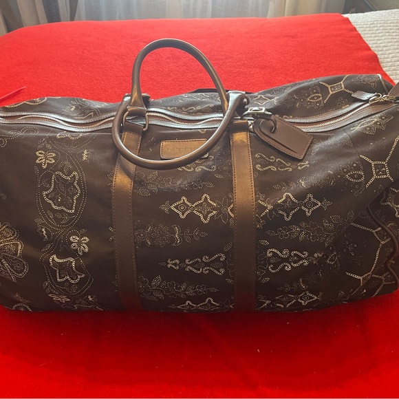 Etro Brown Monogram Travel Bag - Picture 2 of 13